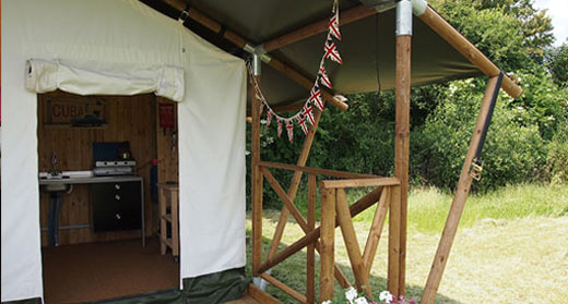 Safari tent Holiday Kent